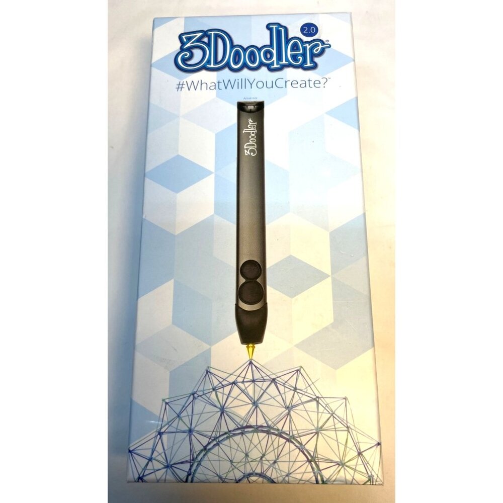 3Doodler 2.0 3D Printing Pen With Quick Start Guide & Filaments